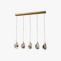 Lustre moderne LED Tyana Crystal Tear