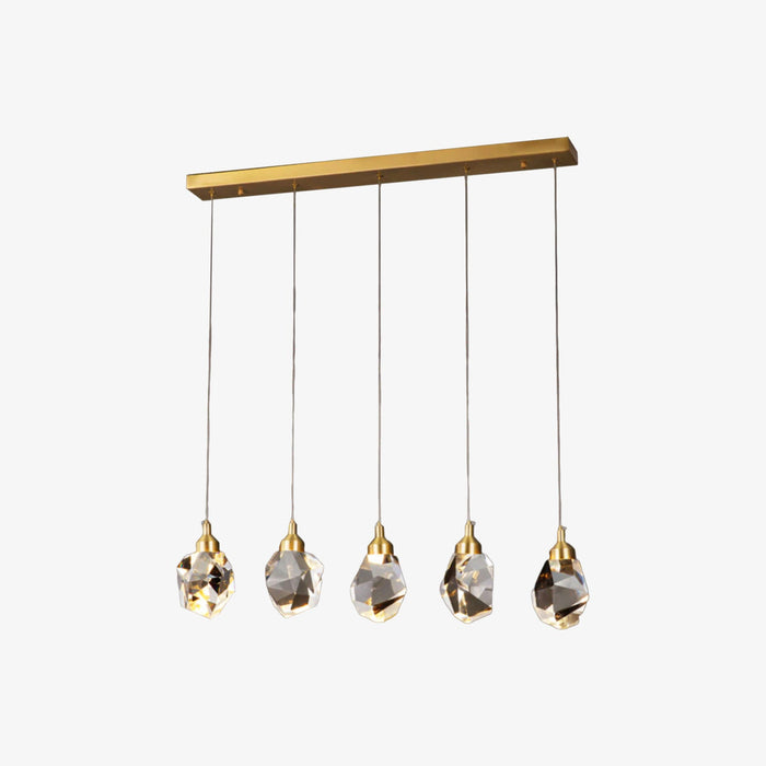 Lustre moderne LED Tyana Crystal Tear