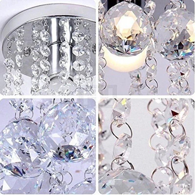 Lustre Moderne LED Boule de Cristal, Luminaire Suspension Plafonnier Design | Marco Lucetti