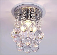 Lustre Moderne LED Boule de Cristal, Luminaire Suspension Plafonnier Design | Marco Lucetti Chrome