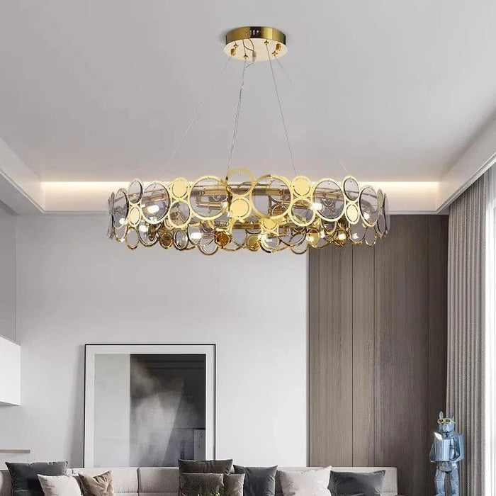 Lustre moderne LED de luxe pour illumination intérieure. | Marco Lucetti