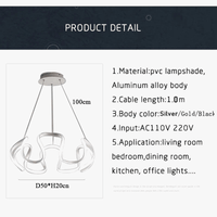 Lustre Moderne LED Déco Maison Mode Plafonnier Luminaire | Marco Lucetti