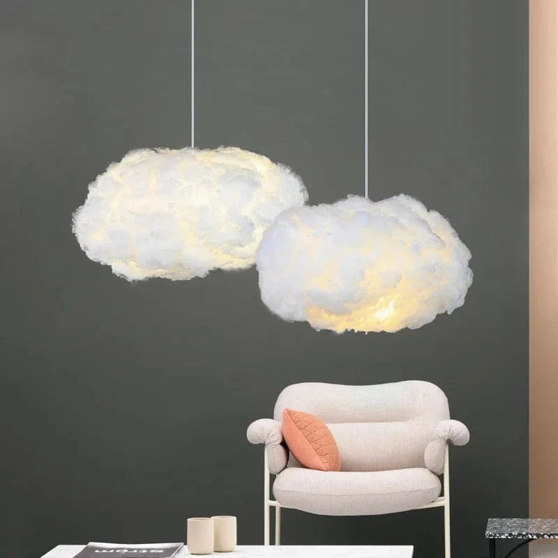 Lustre moderne LED en forme de nuage flottant pour restaurants chic | Marco Lucetti
