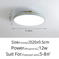 Lustre Moderne LED Lumières by Lumina  | Marco Lucetti Gris 20x9,5CM / Blanc chaud Pas de télécommande
