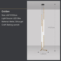 Lustre moderne LED pour bar et restaurant - Décor à la maison | Marco Lucetti Doré 3H A / Lumière neutre