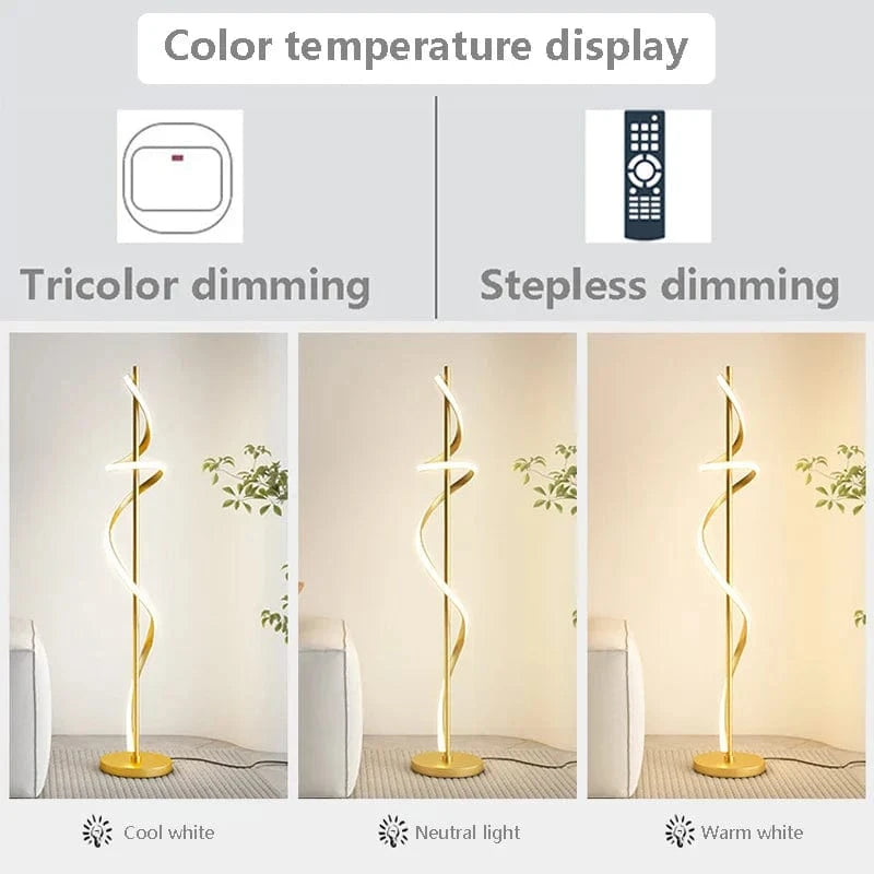 Lustre Moderne LED pour Décoration Maison - Luminaire Élégant de 140 cm - Éclairage d'Intérieur pour Salon, Chambre, Étude | Marco Lucetti