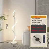 Lustre Moderne LED pour Décoration Maison - Luminaire Élégant de 140 cm - Éclairage d'Intérieur pour Salon, Chambre, Étude | Marco Lucetti FLL001 C Blanc 140cm / Lumière tricolore / Prise britannique