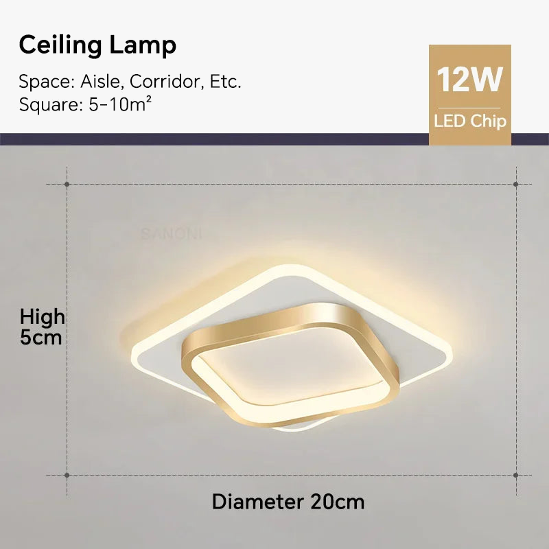 Lustre LED moderne pour intérieurs polyvalents