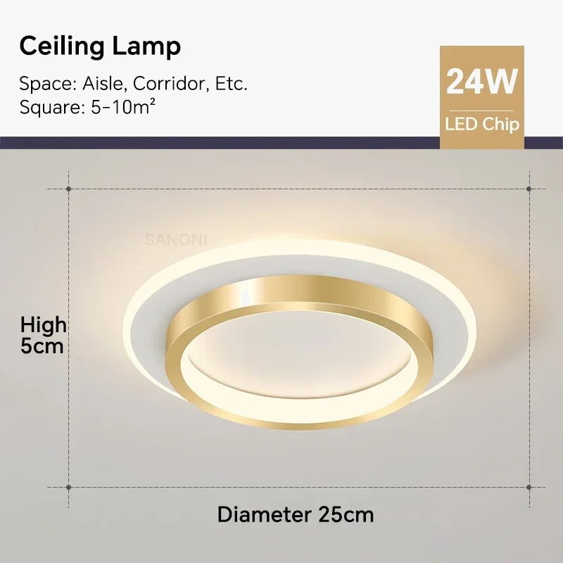 Lustre LED moderne pour intérieurs polyvalents