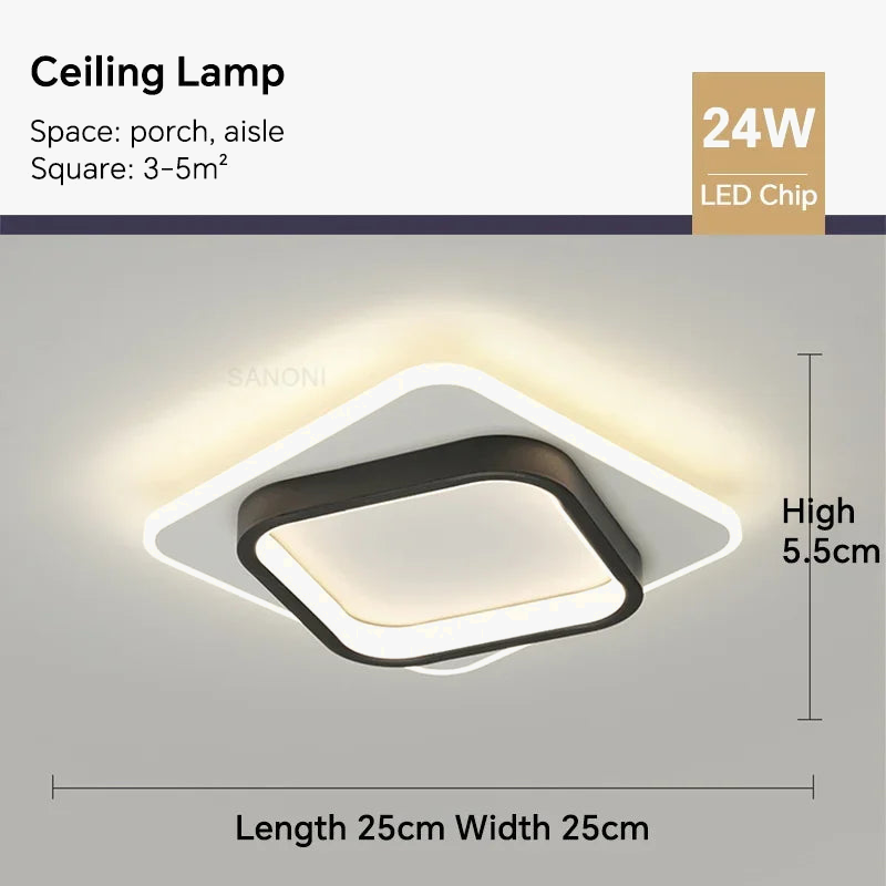 Lustre LED moderne pour intérieurs polyvalents