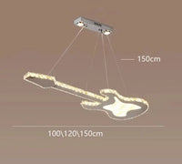 Lustre Moderne LED pour Salle à Manger et Décoration Intérieure | Marco Lucetti Longueur 100cm / Blanc froid