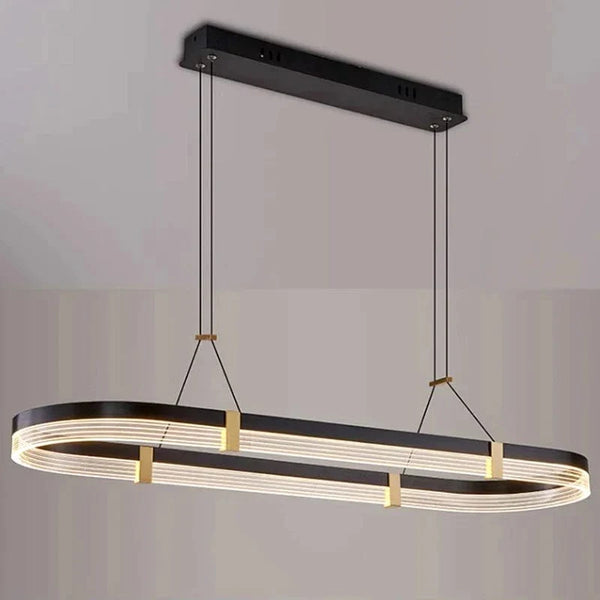 Lustre Moderne LED pour un Éclairage d'Intérieur Stylé | Marco Lucetti Longueur 80cm / Blanc chaud