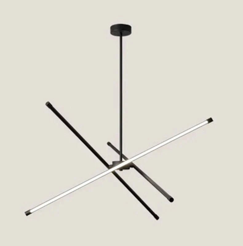 Lustre moderne LED pour un éclairage intérieur de salon parfait | Marco Lucetti Longueur 90cm / Gradation à distance RC