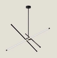 Lustre moderne LED pour un éclairage intérieur de salon parfait | Marco Lucetti Longueur 90cm / Gradation à distance RC