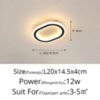 Lustre Moderne LED robuste pour un Éclairage Intérieur Branché | Marco Lucetti Noir 20cm / Trois couleurs