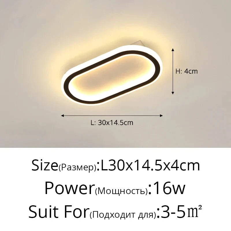 Lustre Moderne LED robuste pour un Éclairage Intérieur Branché | Marco Lucetti Noir 30cm / Blanc froid