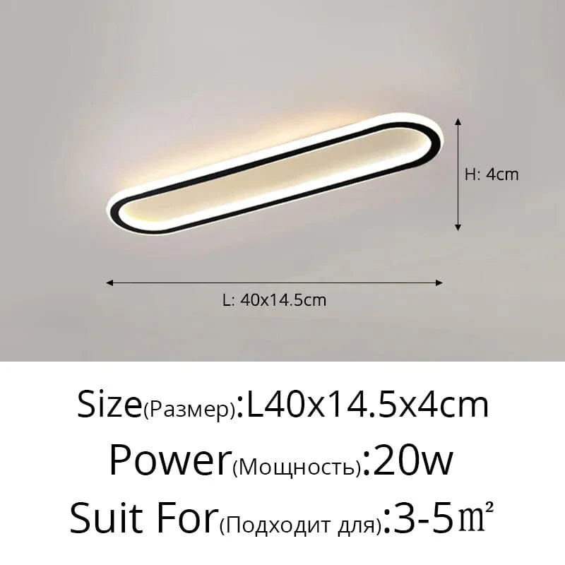 Lustre Moderne LED robuste pour un Éclairage Intérieur Branché | Marco Lucetti Noir 40cm / Trois couleurs