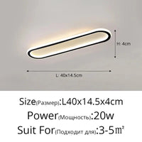 Lustre Moderne LED robuste pour un Éclairage Intérieur Branché | Marco Lucetti Noir 40cm / Trois couleurs