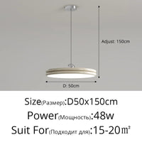 Lustre Moderne LED Suspension - Éclairage Intérieur Haut de Gamme