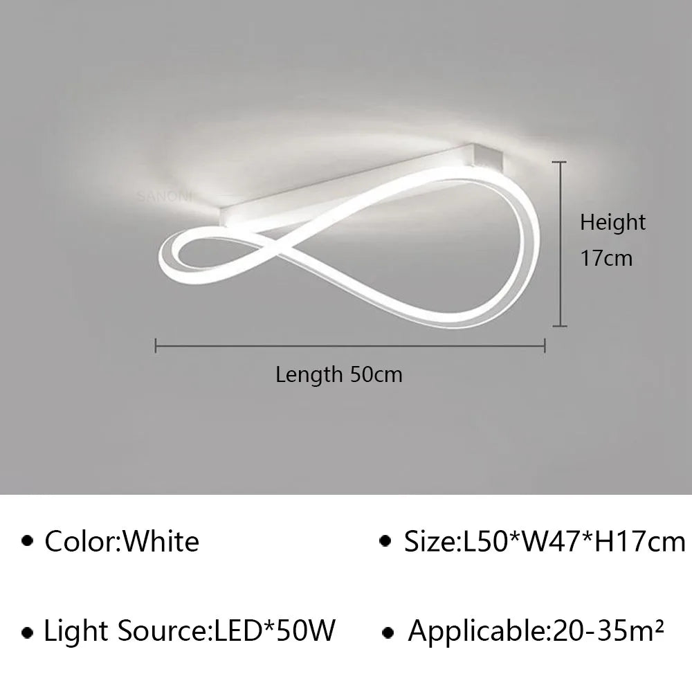 Lustre Moderne à LEDs pour une Décoration Intérieure Haut de Gamme