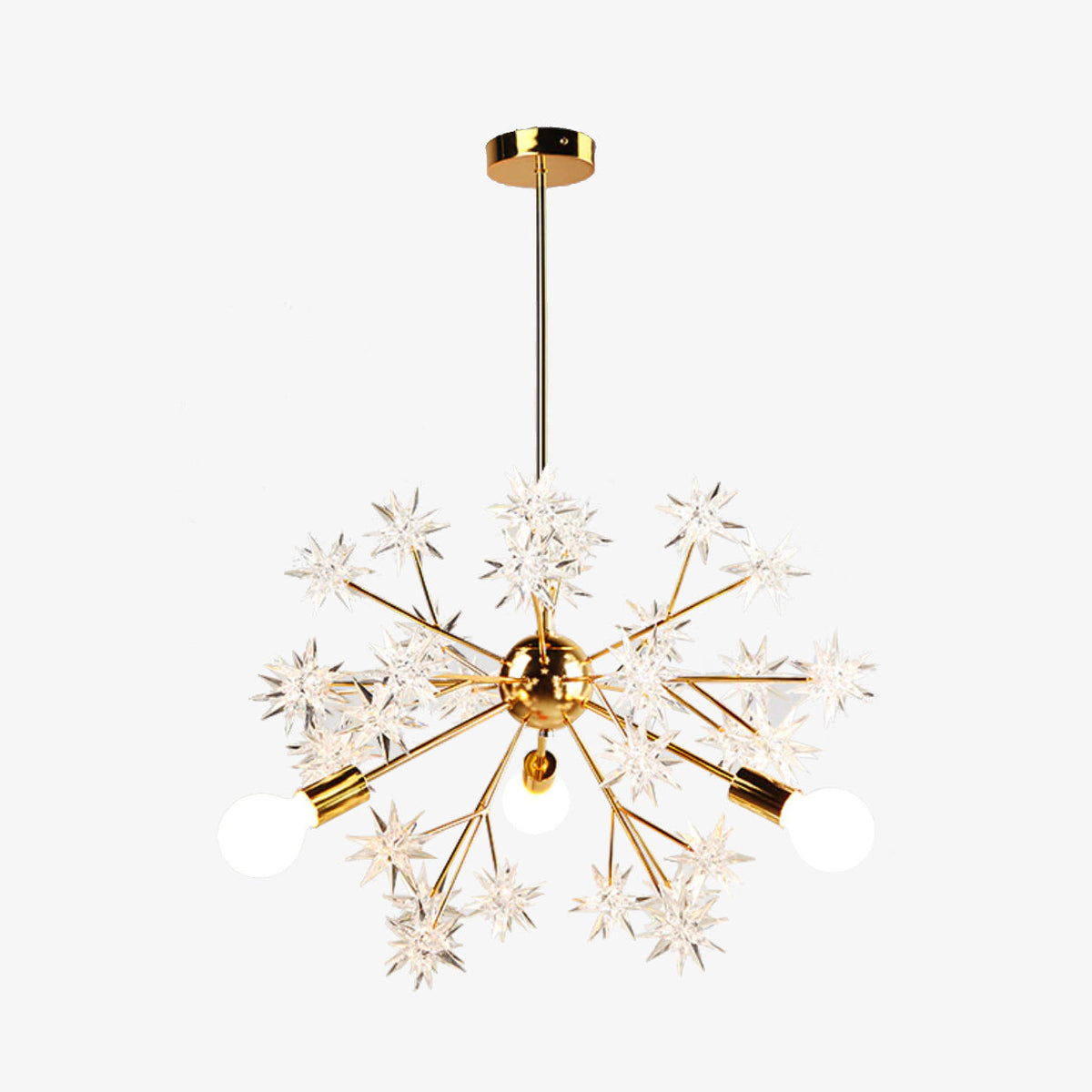 Lustre Métallique Étoiles Étincelantes Tanit