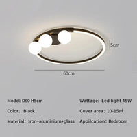 Lustre moderne minimaliste en LED : élégance lumineuse | Marco Lucetti Blanc D60cm 45W / Gradation à distance