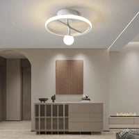 Lustre Moderne Minimaliste pour une Entrée de Restaurant Chic | Marco Lucetti