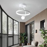 Lustre Moderne Minimaliste pour une Entrée de Restaurant Chic | Marco Lucetti