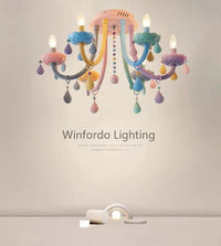 Lustre Moderne Moe pour Enfants avec Plafonnier Coloré et Douilles E14/E12 | Marco Lucetti