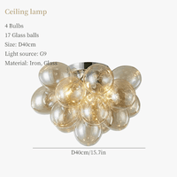 Lustre Moderne Moonriver en Verre Suspendu - Élégance Décorative | Marco Lucetti