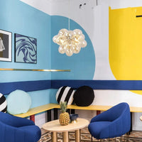 Lustre Moderne Moonriver en Verre Suspendu - Élégance Décorative | Marco Lucetti