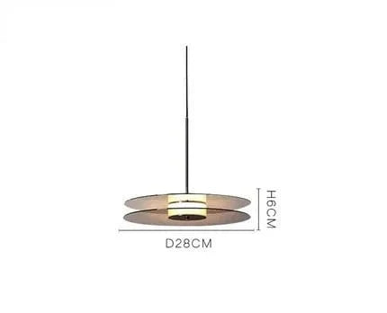 Lustre Moderne Nordic LED élégant pour Intérieur | Marco Lucetti S 28CM horizontale / Lumière chaude