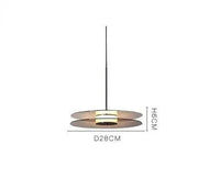 Lustre Moderne Nordic LED élégant pour Intérieur | Marco Lucetti S 28CM horizontale / Lumière chaude