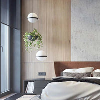 Lustre Moderne Nordique à LED avec Pot de Fleurs Suspendu - Collection Nordic Glow | Marco Lucetti