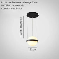 Lustre Moderne Nordique à LED avec Pot de Fleurs Suspendu - Collection Nordic Glow | Marco Lucetti A