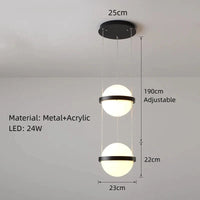 Lustre Moderne Nordique à LED avec Pot de Fleurs Suspendu - Collection Nordic Glow | Marco Lucetti C