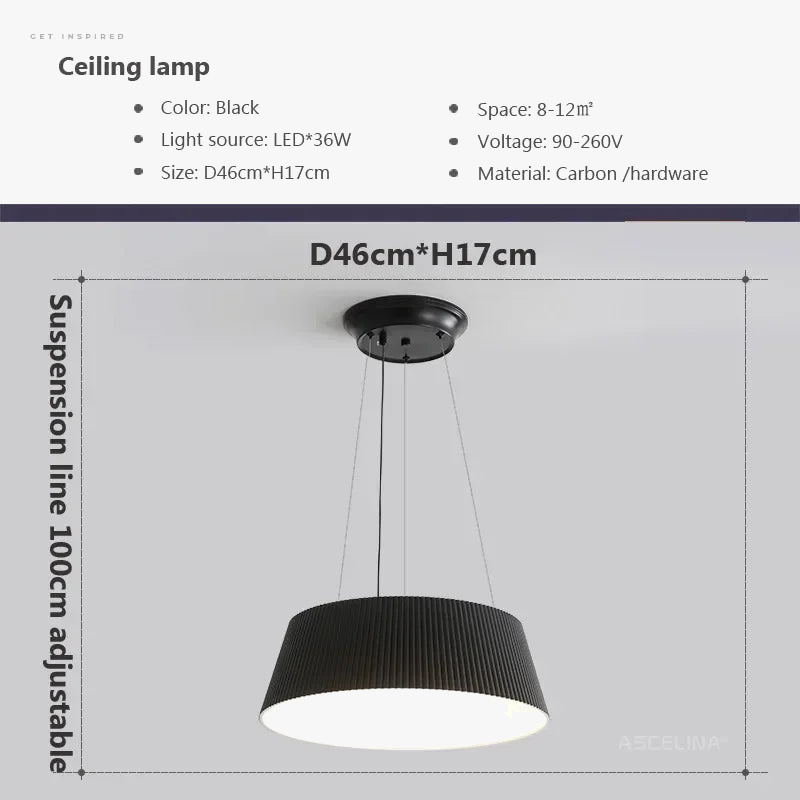 Lustre Nordique Moderne à LED pour un Intérieur Épuré