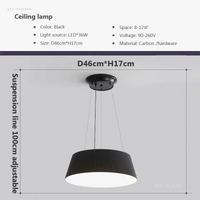 Lustre Nordique Moderne à LED pour un Intérieur Épuré