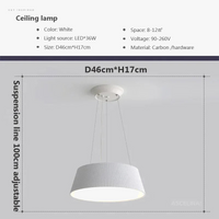 Lustre Nordique Moderne à LED pour un Intérieur Épuré