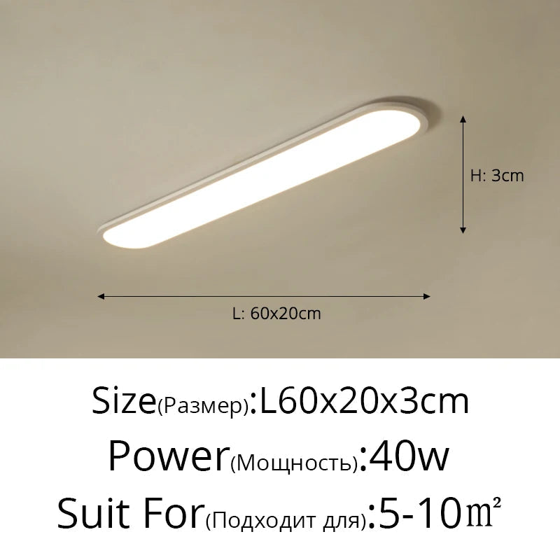 Lustre Moderne Nordique Rectangulaire LED pour Bar