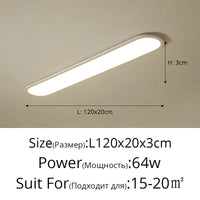 Lustre Moderne Nordique Rectangulaire LED pour Bar