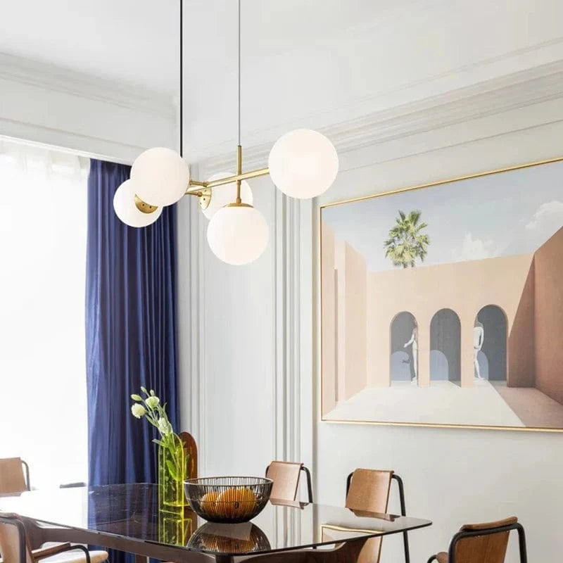 Lustre Moderne pour Salle à Manger avec Éclairage LED Décoratif | Marco Lucetti