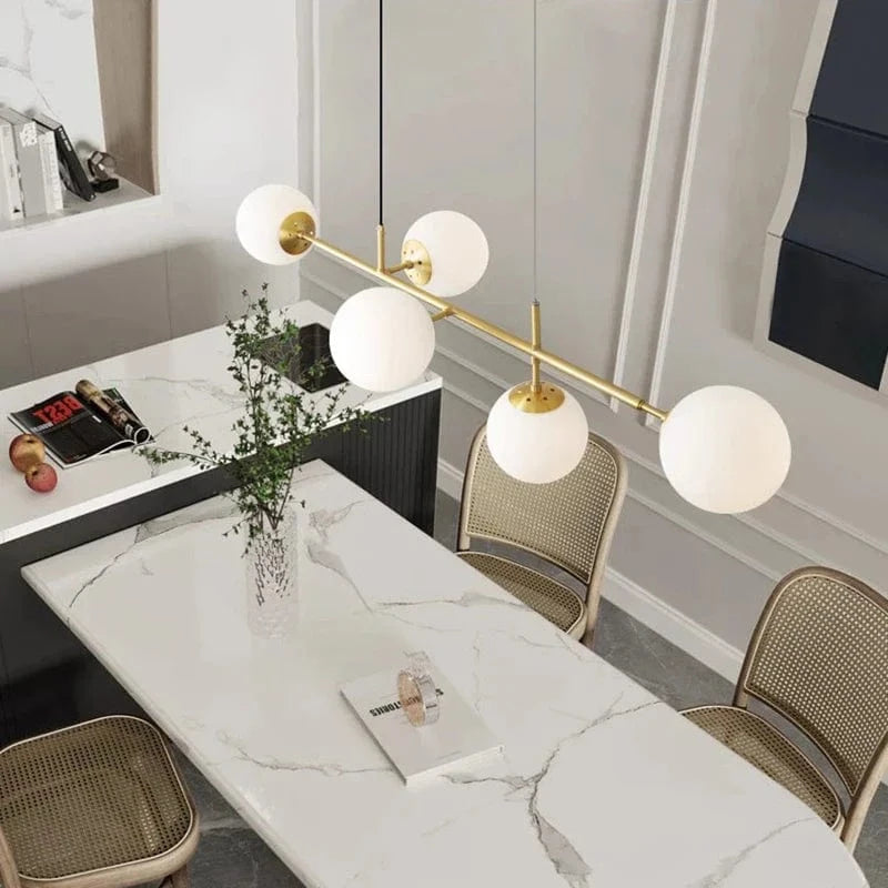 Lustre Moderne pour Salle à Manger avec Éclairage LED Décoratif | Marco Lucetti