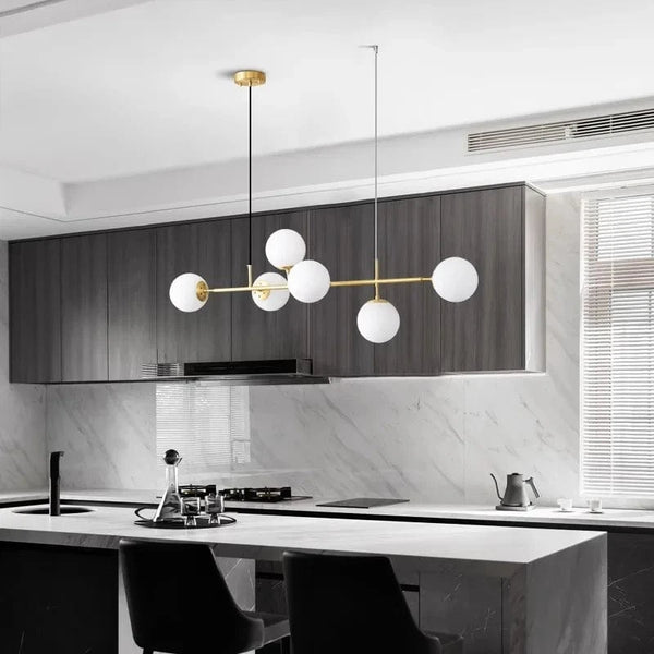 Lustre Moderne pour Salle à Manger avec Éclairage LED Décoratif | Marco Lucetti