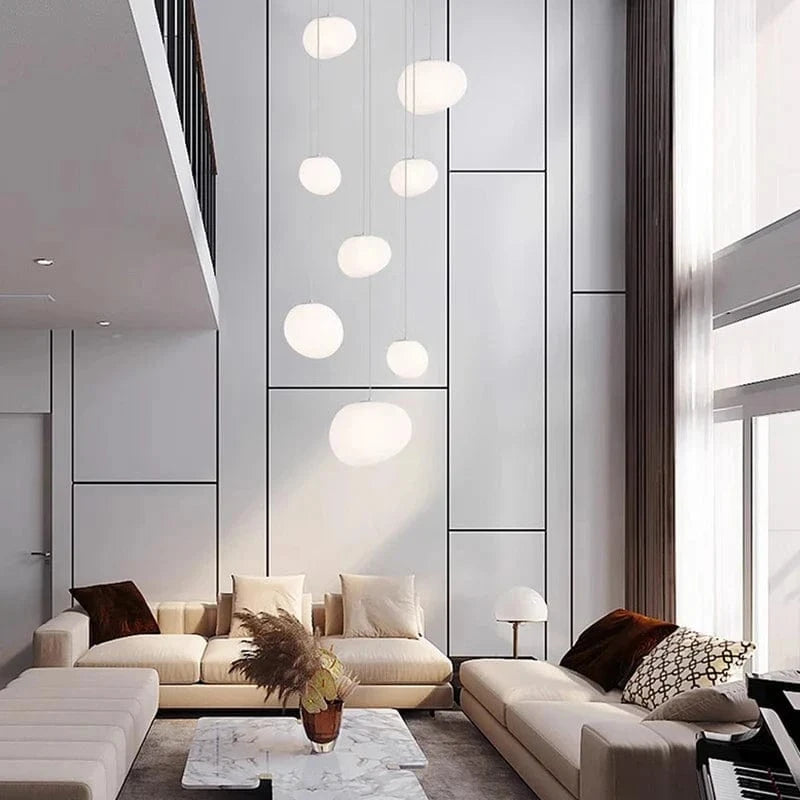 Lustre moderne pour salle à manger avec éclairage led suspendu | Marco Lucetti