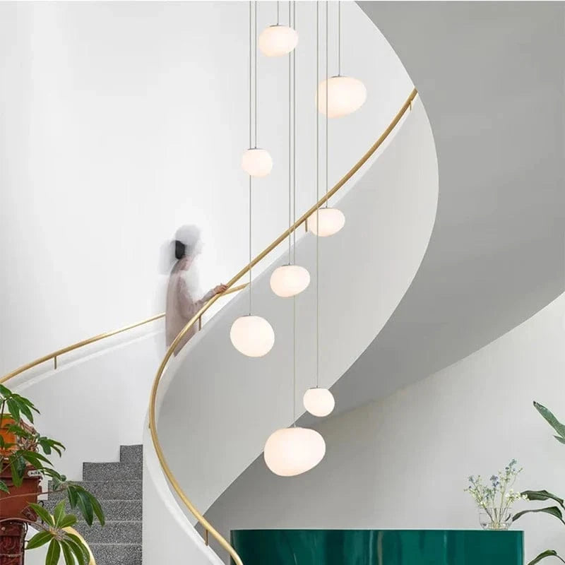 Lustre moderne pour salle à manger avec éclairage led suspendu | Marco Lucetti