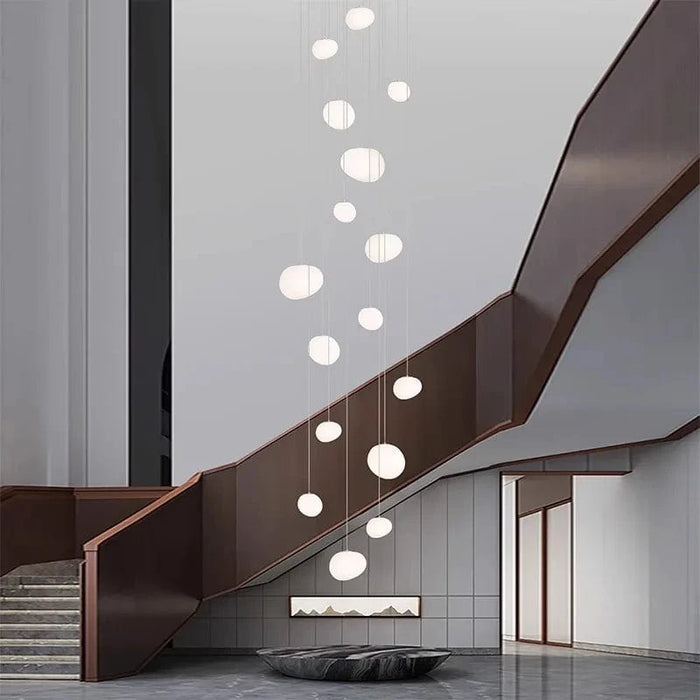 Lustre moderne pour salle à manger avec éclairage led suspendu | Marco Lucetti