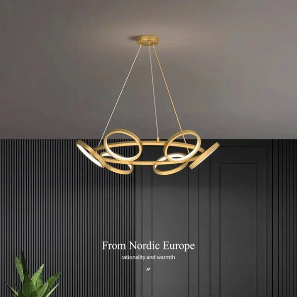 Lustre moderne pour salle à manger - Éclairage intérieur pour plafond du salon | Marco Lucetti