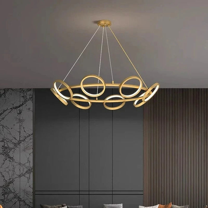 Lustre moderne pour salle à manger - Éclairage intérieur pour plafond du salon | Marco Lucetti