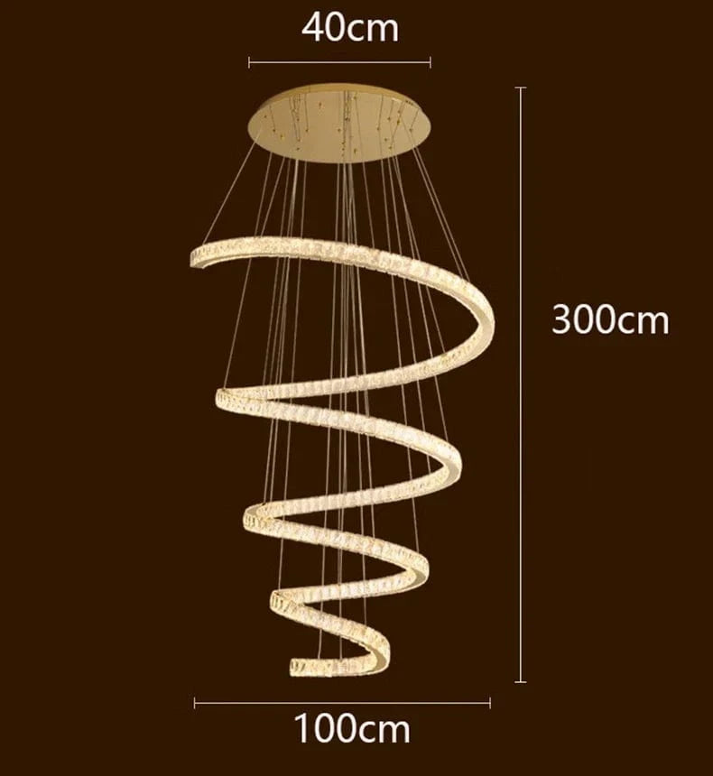 Lustre Moderne pour Salle à Manger - Lumières Éclairage LED Décoratif | Marco Lucetti Diamètre 100cm / Gradation à distance RC
